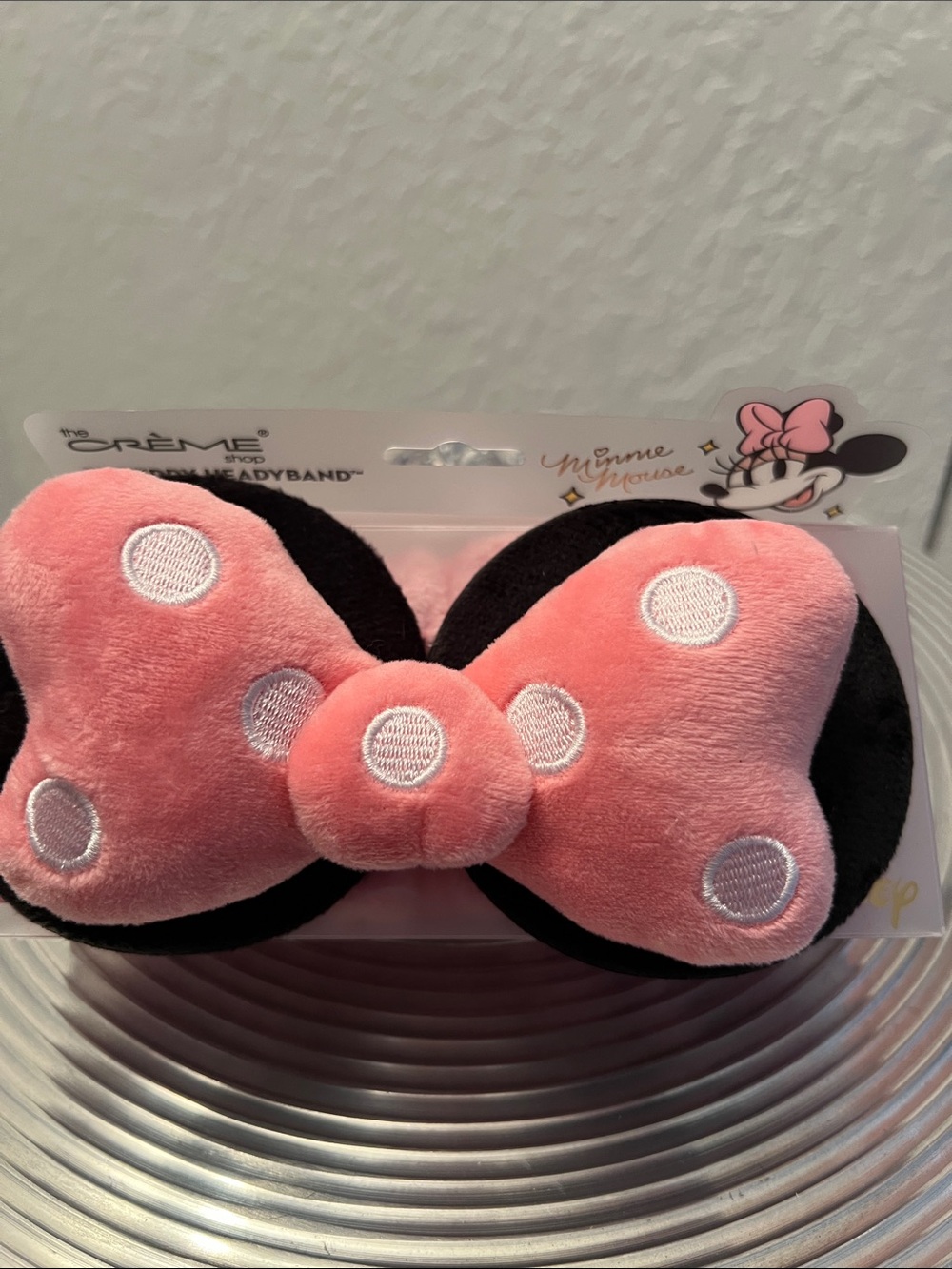 Disney x The Crème Shop Minnie Mouse Limited Edition NIP 3D Teddy Headband